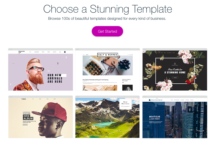 free wix website